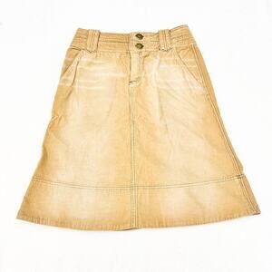 Marc Jacobs Brown Corduroy Style Cotton Pencil Skirt Size 8